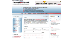 Desktop Screenshot of christianjobfair.com